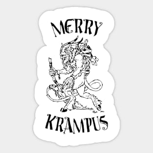 Merry Krampus Sticker